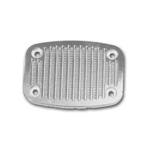 Scott Drake Classic Pedal Pads, 1966-77 Bronco Billet Manual Brake/Clutch Pedal Cover, Each