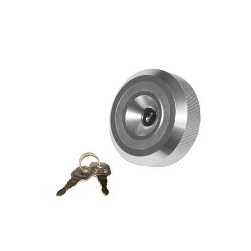 Scott Drake Classic Fuel Tank Cap, 1966-70 Bronco Locking Gas Cap, Clear, Each