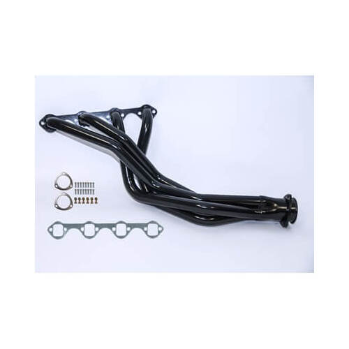Scott Drake Classic Exhaust Header, 66-77 Bronco 289/302 Hi-Temp Black Long Tube Headers, Each