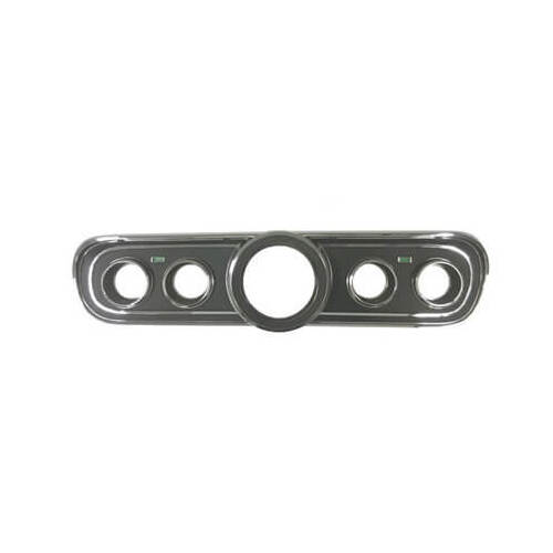 Scott Drake Classic Panel, Instruments, 5-Hole, Black, For Ford, Each