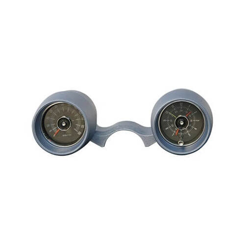 Scott Drake Classic Instrument Cluster, 66 Rally Pac V8 6000Rpm Light Blue - Call For Availability., Each