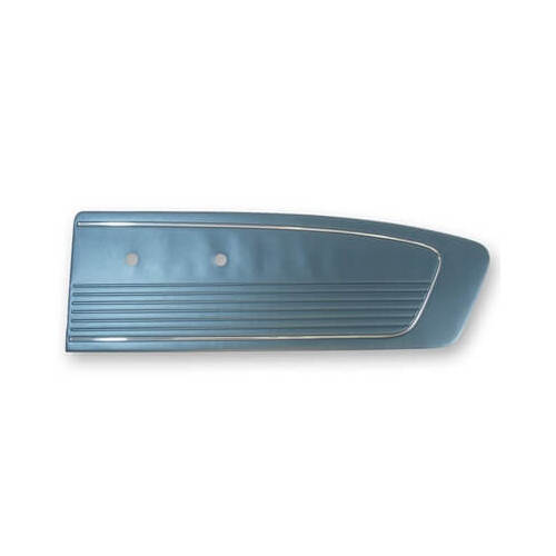 Scott Drake Classic Door Panels, Standard, Full Door, Vinyl, 66 For Ford Mustang, Blue, Pair
