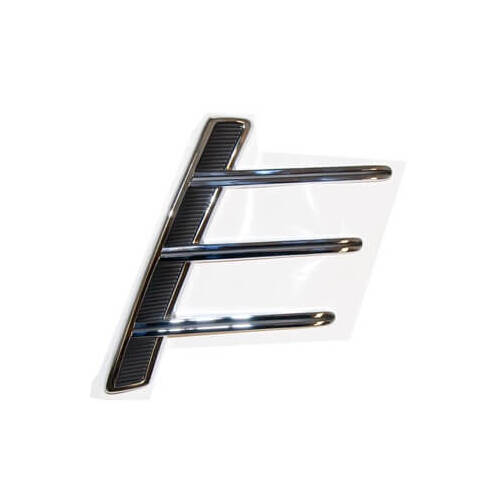 Scott Drake Classic Quarter Panel Scoop, 1966-1966 Ford Mustang Quarter Panel Ornament Concours, Black, Each