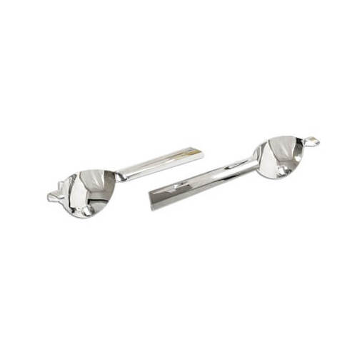 Scott Drake Classic Grille Molding, 1966 Fog Lamp Bars, Set of 2