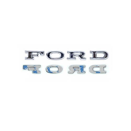 Scott Drake Classic Hood Emblem, 1967 Mustang Adhesive F-O-R-D Hood Letters., Each