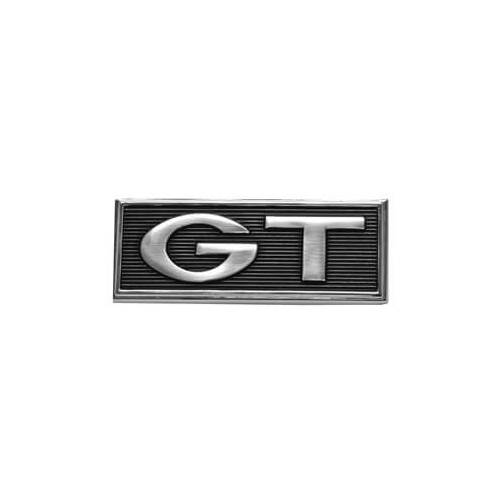 Scott Drake Classic Emblem, Fender, Chrome/Black, GT Logo, For Ford, Each