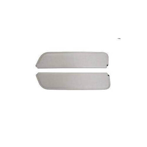 Scott Drake Classic Sunvisor, Interior, Vinyl, 67 For Ford Mustang, Bronco, Parchment, Pair
