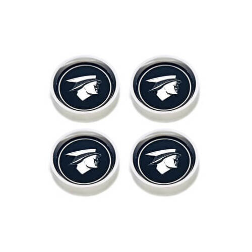 Scott Drake Classic Wheel Cap, 67-68 Original Cougar Hub Caps, Black, Set