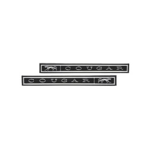 Scott Drake Classic Quarter Panel Emblem, 1967-1968 Ford Mustang, Each