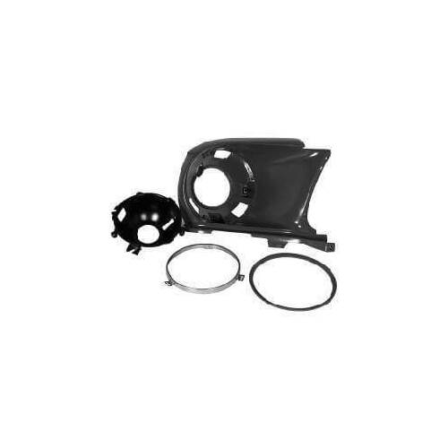 Scott Drake Classic Headlight Housing, 67-68 Reproduction Headlamp Bucket Assembly, RH, Each