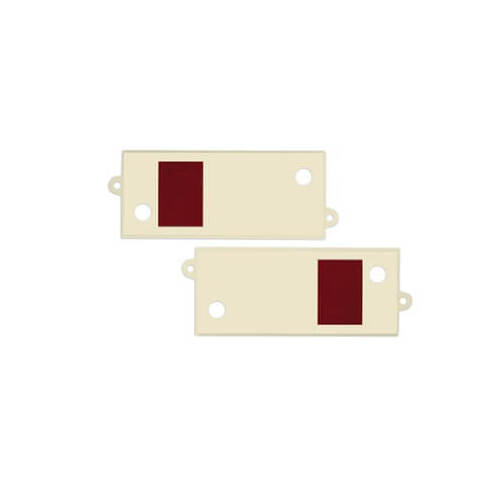 Scott Drake Classic Light Lenses, Deluxe Interior, Door Position, White/Red, For Ford, Pair
