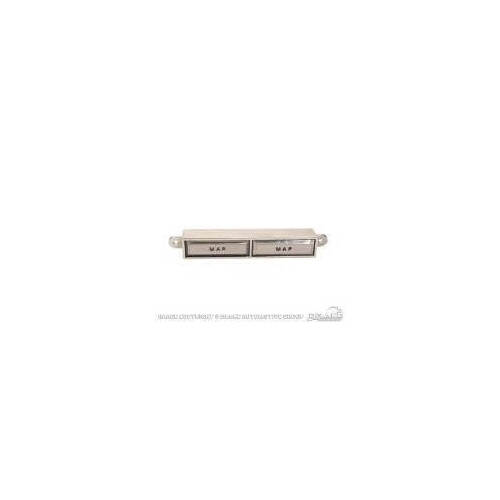 Scott Drake Classic Interior Light Switch, 67-68 Overhead Console Map Light Buttons, Each