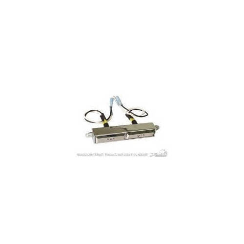 Scott Drake Classic Switch, Courtesy Light, Push Button, Constant, Male Pin Terminal Type, Chrome, For Ford, Each