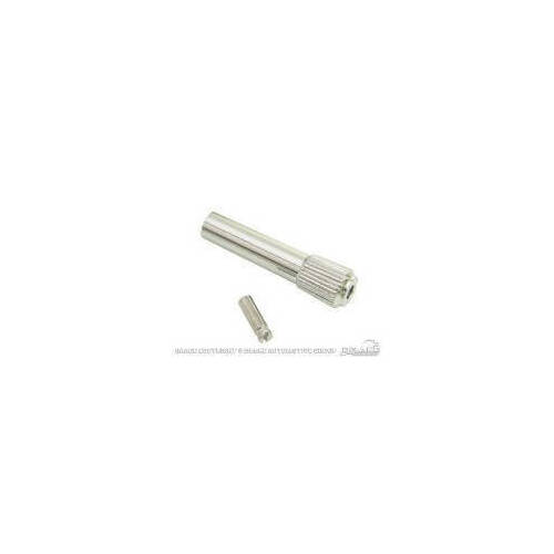 Scott Drake Classic Dash Knob, Clock, Chrome, For Ford, Each
