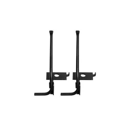 Scott Drake Classic Windshield Washer Nozzles, Matte Black, For Ford, Pair