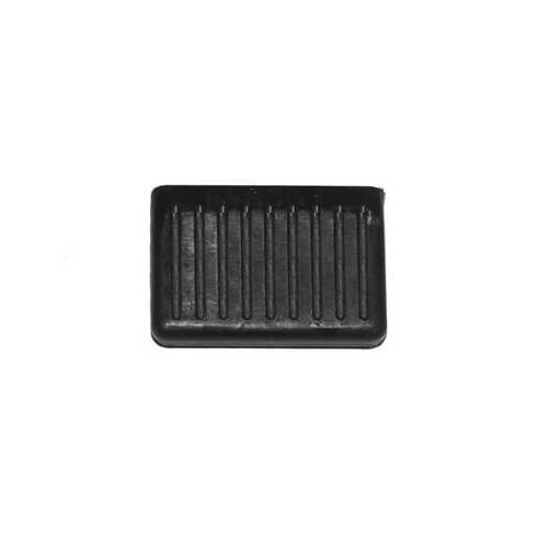 Scott Drake Classic Pedal Pad, Wiper Washer Pedal Position, Rectangle, Rubber, Black, For Ford, For Mercury, Each