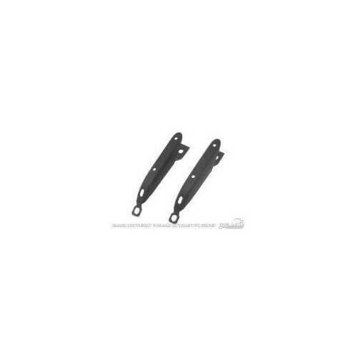 Scott Drake Classic Bumper Guard, Rear Bumper Guard, Black, 1967-1968 For Ford Mustang, Kit