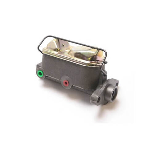 Scott Drake Classic Brake Master Cylinder, Dual Bowl Design, Cast Iron, Natural, For Ford, Suits 4 Wheel Disc Brakes, Each