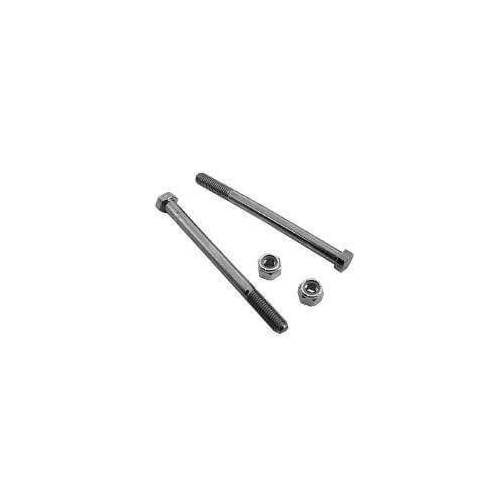 Scott Drake Classic Leaf Spring Eye Bolts, Hex Head, Steel, Natural, Two Bolts, Two Nuts, For Ford, Kit