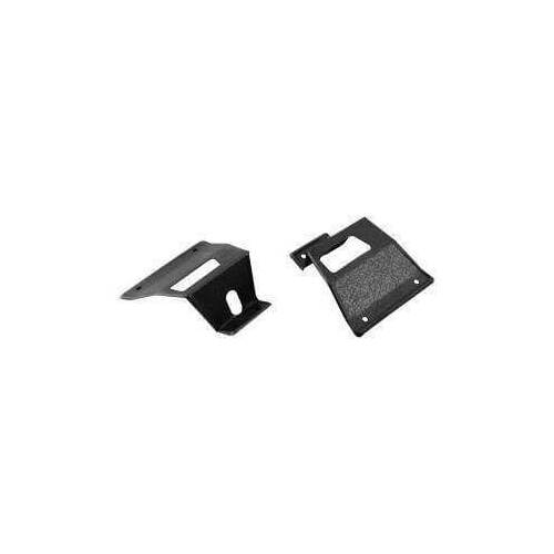 Scott Drake Classic Seat Latch Cover, 1967-68 Mustang Fastback Rear Seat Latch Cover Plate, Right Hand, Each