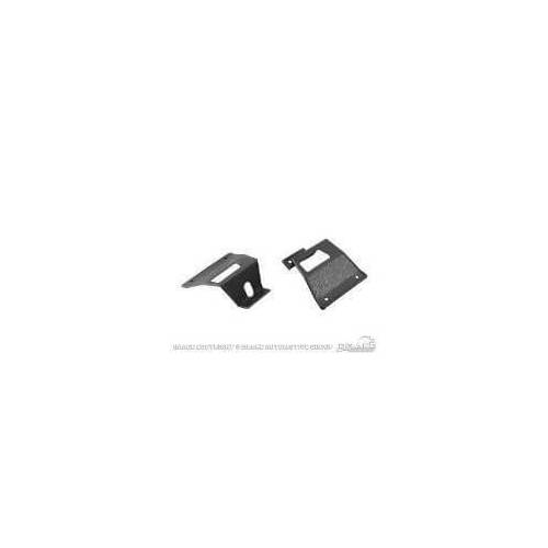Scott Drake Classic Seat Latch Cover, 1967-68 Mustang Fastback Rear Seat Latch Cover Plate, Left Hand, Each
