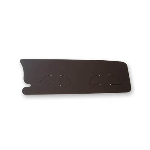 Scott Drake Classic Trunk Divider Boards, Cardboard, Black, Mounts on Left Side of Trunk, For Ford, Mustang, Each