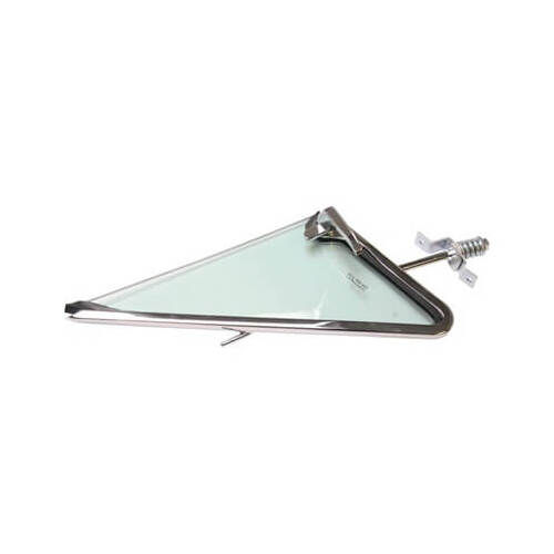 Scott Drake Classic Vent Window Frame And Glass Assembly, Tinted, Passenger Side, 1967 For Ford Mustang, Each