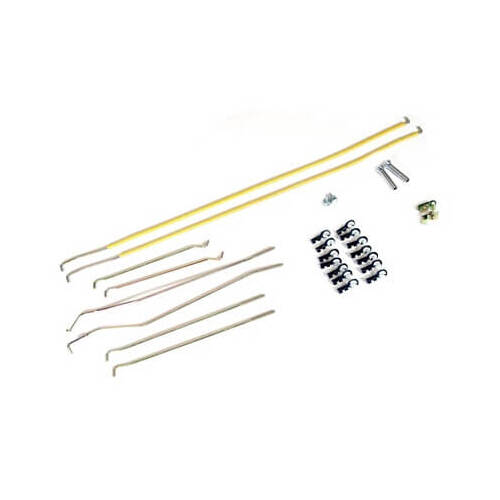 Scott Drake Classic Door Latch Rod, 1967-68 Mustang, Set