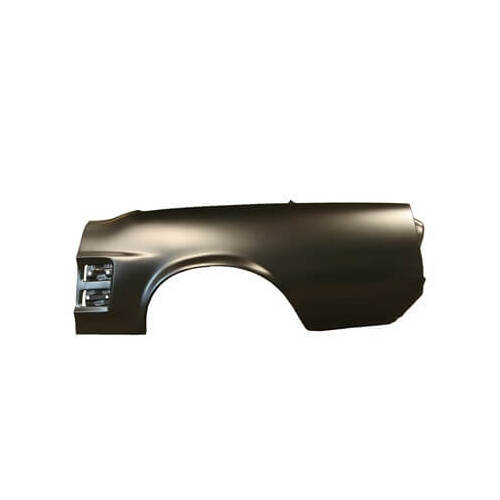 Scott Drake Classic Quarter Panel, Driver Side, Full Factory Type, Steel, Black Primer, For Ford, Each