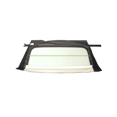 Scott Drake Classic Convertible Top, w/ Glass Window, 67-70 For Ford Mustang, White, Each