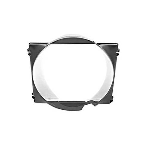 Scott Drake Classic Fan Shroud, Direct Fit, Reproduction, Fiberglass, Black, For Ford Mustang, Big Block FE, Each