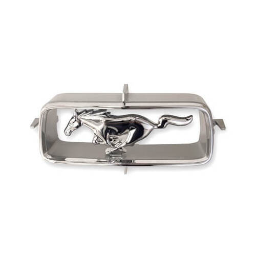 Scott Drake Classic Grille Emblem, Grill Emblem Horse And Corral, 1967 For Ford Mustang Grill Emblem Horse and Corral, Each