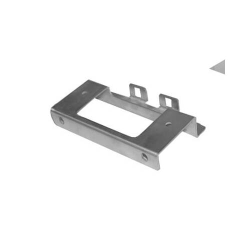 Scott Drake Classic Radiator Mounting Bracket, Aluminum, Clear Anodized, For Ford, Each