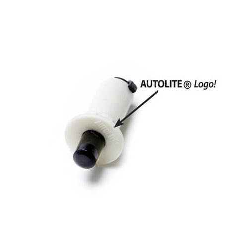 Scott Drake Classic Courtesy Light Switch, 2 Pin Type, Plastic, Black/White, For Ford, For Lincoln, Each