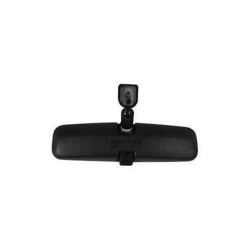 Scott Drake Classic Mirror, Rear View, Replacement, Manual, Rectangular, Black Plastic Housing, For Ford, For Mercury, Each