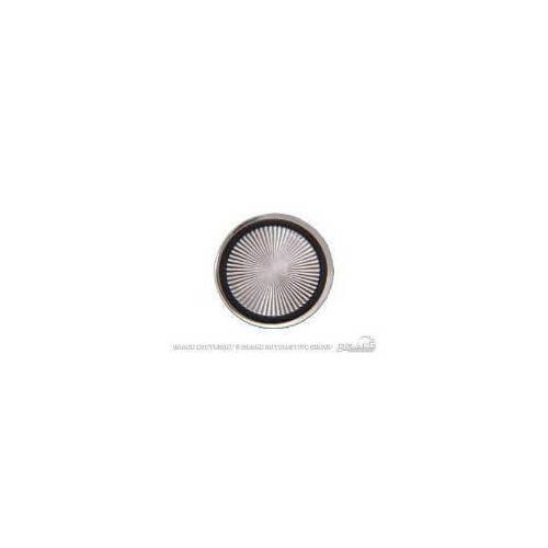 Scott Drake Classic Seat Belt Trim Bezel, 68-70 Deluxe Buckle Button Covers, Each