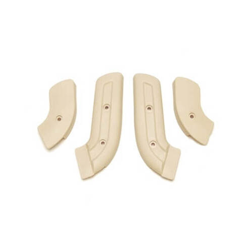 Scott Drake Classic Seat Hinge Cover, Neutral, 1968-1970 Ford Mustang, Neutral, Set of 4