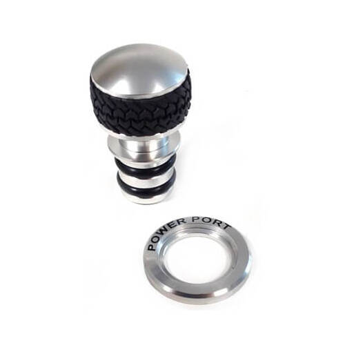 Scott Drake Classic Cigarette Lighter, 1968-77 Bronco Power Port Bezel & Plug, Each