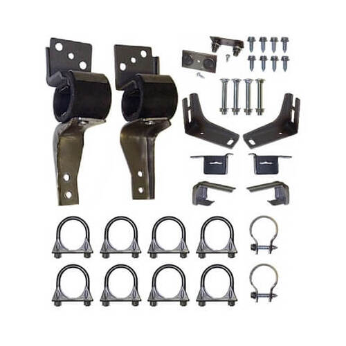 Scott Drake Classic Exhaust System Hanger, 1967-69 Mustang, 2 in. Dual Exhaust Mount, Kit