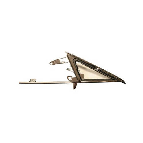 Scott Drake Classic Vent Window Assembly, Vent Window Frame And Glass Assembly, Clear, Driver Side, 1968 For Ford Mustang, All Models, Each