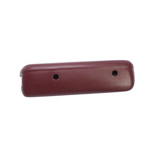 Scott Drake Classic Armrest Pad, Deluxe, Vinyl, Front, 68 For Ford Mustang, Passenger Side, Maroon, Each