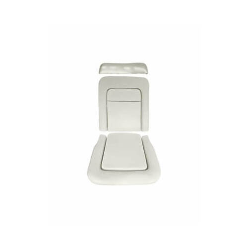 Scott Drake Classic Seat Cushion Foam, 1968-69 Seat Foam W/Rear Upper Pad And Listing Wires, Each
