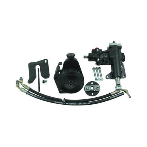 Scott Drake Classic Power Steering Pump, Power Steering Conversion, Steering Box, For Ford, Kit