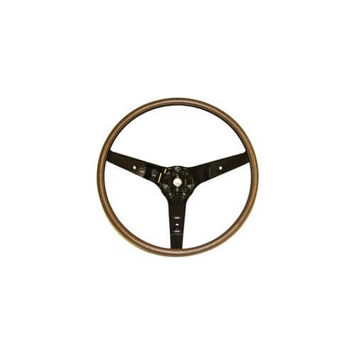 Scott Drake Classic Steering Wheel, 3-Spoke, Plastic, 1969 For Ford Mustang, Black, Each