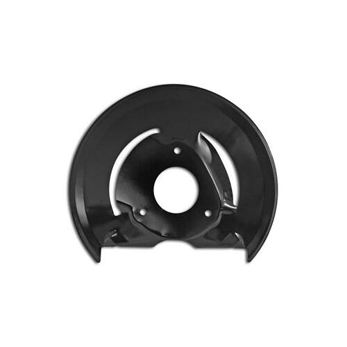 Scott Drake Classic Brake Dust Shield, Steel, Black, Stock Disc Brake, Front, For Ford, Pair