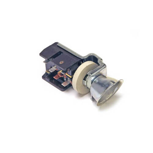 Scott Drake Classic Headlight Switch, Constant, Zinc/Black Finish, For Ford, Each