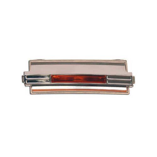 Scott Drake Classic Turn Signal Light Assembly, Hood Position, Incandescent, Amber Lens, For Ford, Each