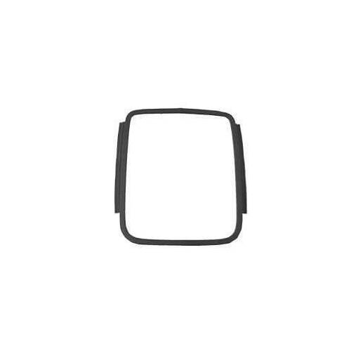 Scott Drake Classic Shaker Hood Trim Ring, Hood Scoop Component, Steel, Black, Two Mounting Brackets, For Ford, Kit