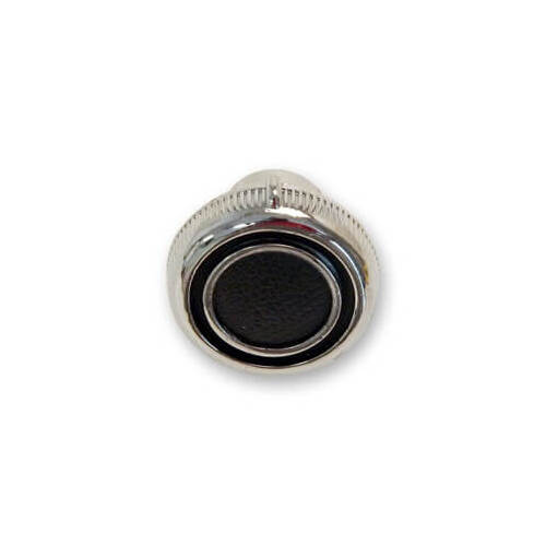 Scott Drake Classic Dash Knob, Wiper Type, Chrome, For Ford, Each