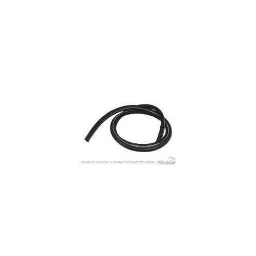 Scott Drake Classic Heater Hose, Concours, Black Rubber, Red Stripe, without Air Conditioning, For Ford, Each